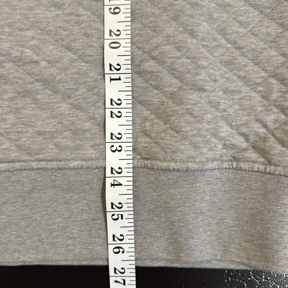 Patagonia Organic Cotton Quilted Snap T Pullover Sweater Gray | Size M Women’s - Picture 9 of 12